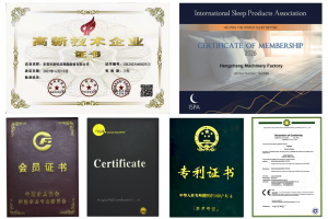 Hengchang Certificates