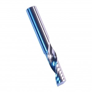 AXYZ 63-622 - Solid Carbide Router Bit, 1 Flute, Upcut O Flute, 0.25in Cut Diameter