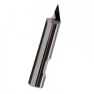 AXYZ B1041L-6 BT-57275 KR1-6 6mm Tungsten Steel Oscillating Knife Blade, Single Edge, Round Point