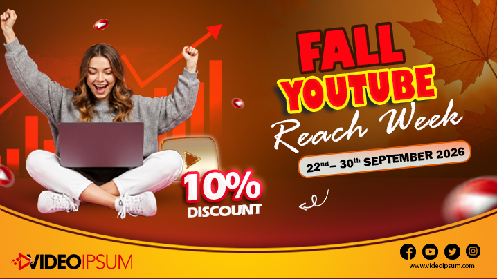 VideoIpsum Announces Fall YouTube Reach Week for Independent Creators