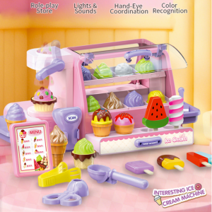 35735 My Happy Ice Cream Store For Pretend Play Scenarios
