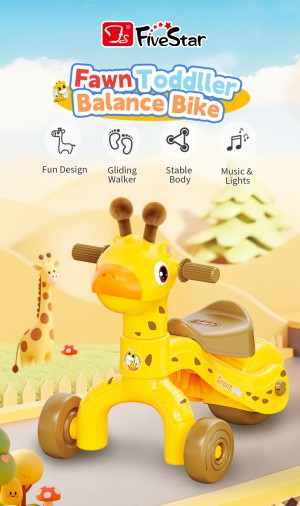 35661 Fawn Toddller Balance Bike For Active Play Assortments