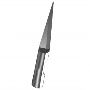 Kuris 78558 Carbide Single Edge Round Shank Shaft Knife Blades