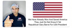 Gary Barve For The 48th Presidency Of The United States Of America