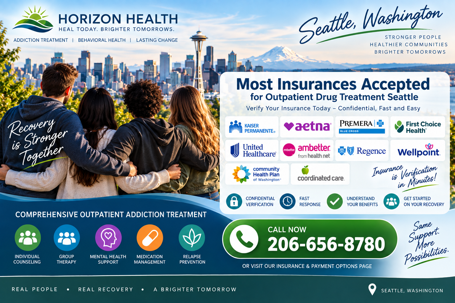 Insurance for Outpatient Drug Treatment Seattle