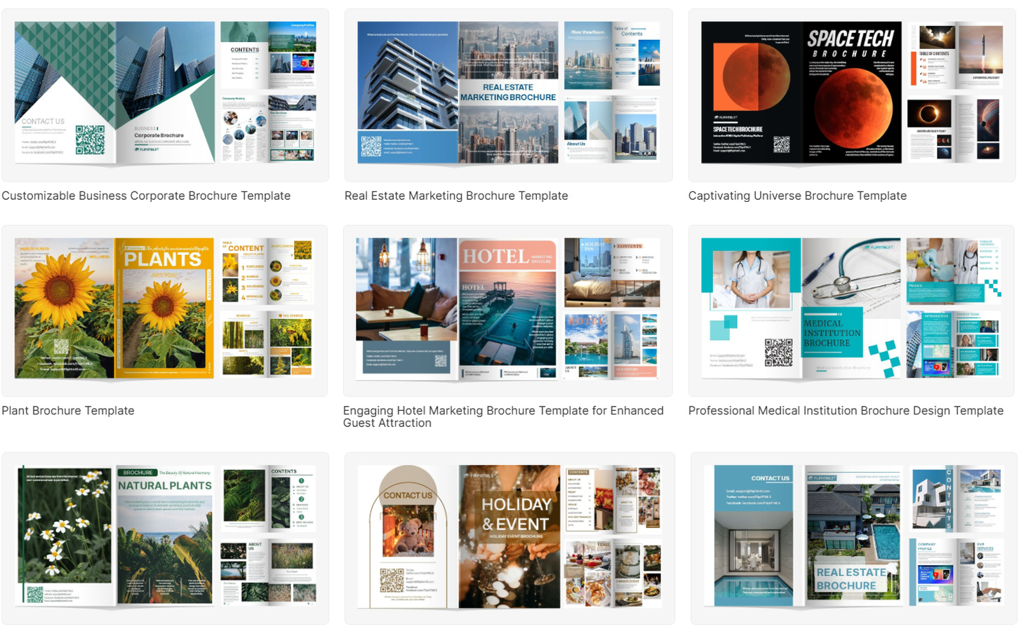 FlipHTML5 Expands Its Brochure Template Free Collection for Business Publishing