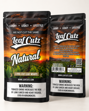 Leaf Cutz® Natural pre-cut leaf wraps from Royal Lifestyle Group.