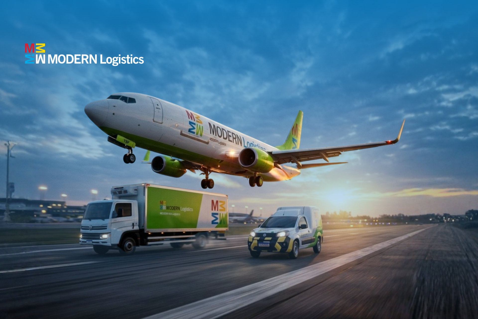 Modern Logistics positioning in international operations and routes between Brazil and the United States