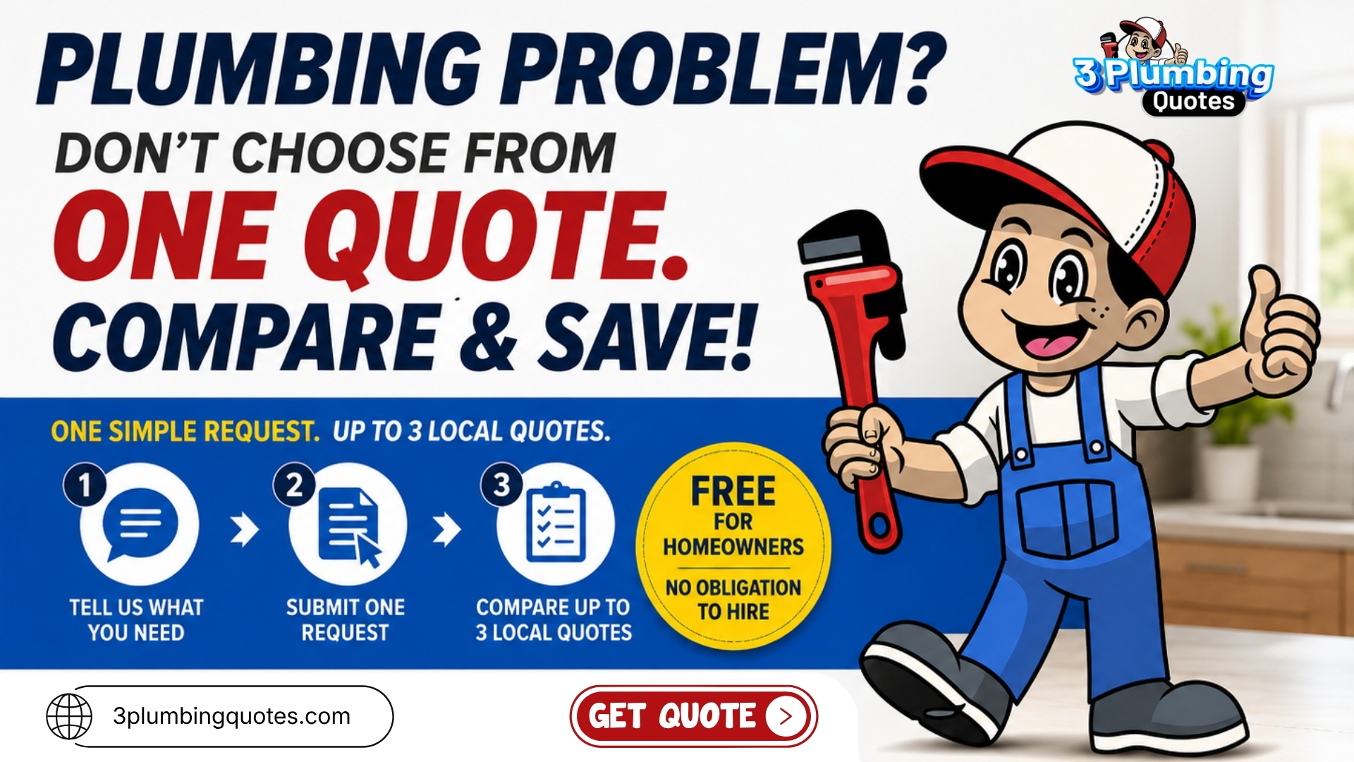 3 Plumbing Quotes Expands Free Plumber Matching Marketplace to 15 Counties Across California, Nevada and Arizona