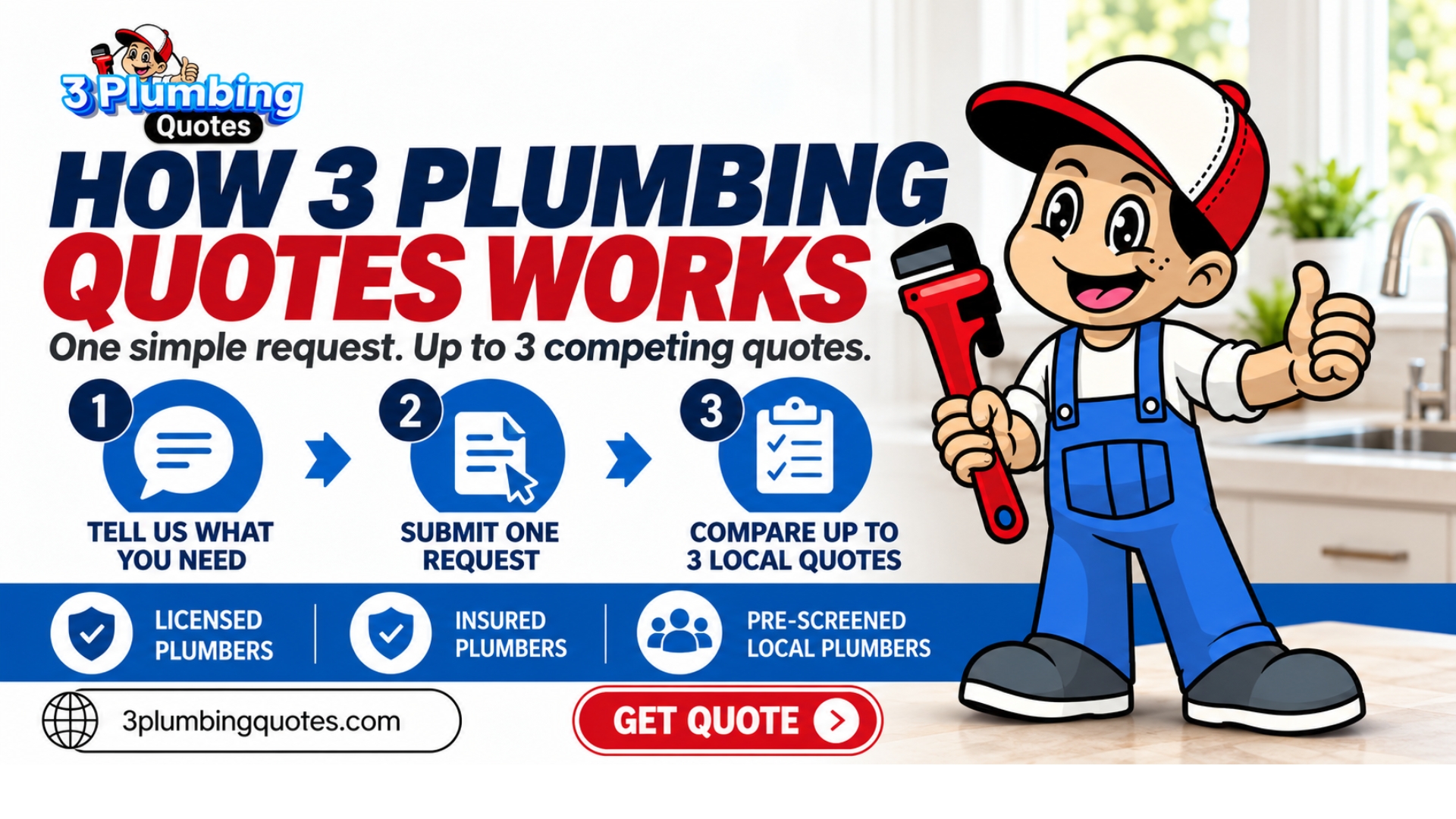 Free plumbing quotes See how it works Free plumbing quotes See how it works