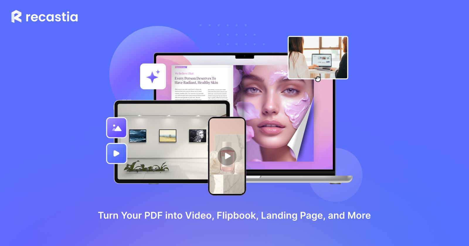 Recastia Turns a PDF to Website Through an Automated Design Pipeline