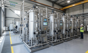 industrial heavy metal removal system skid