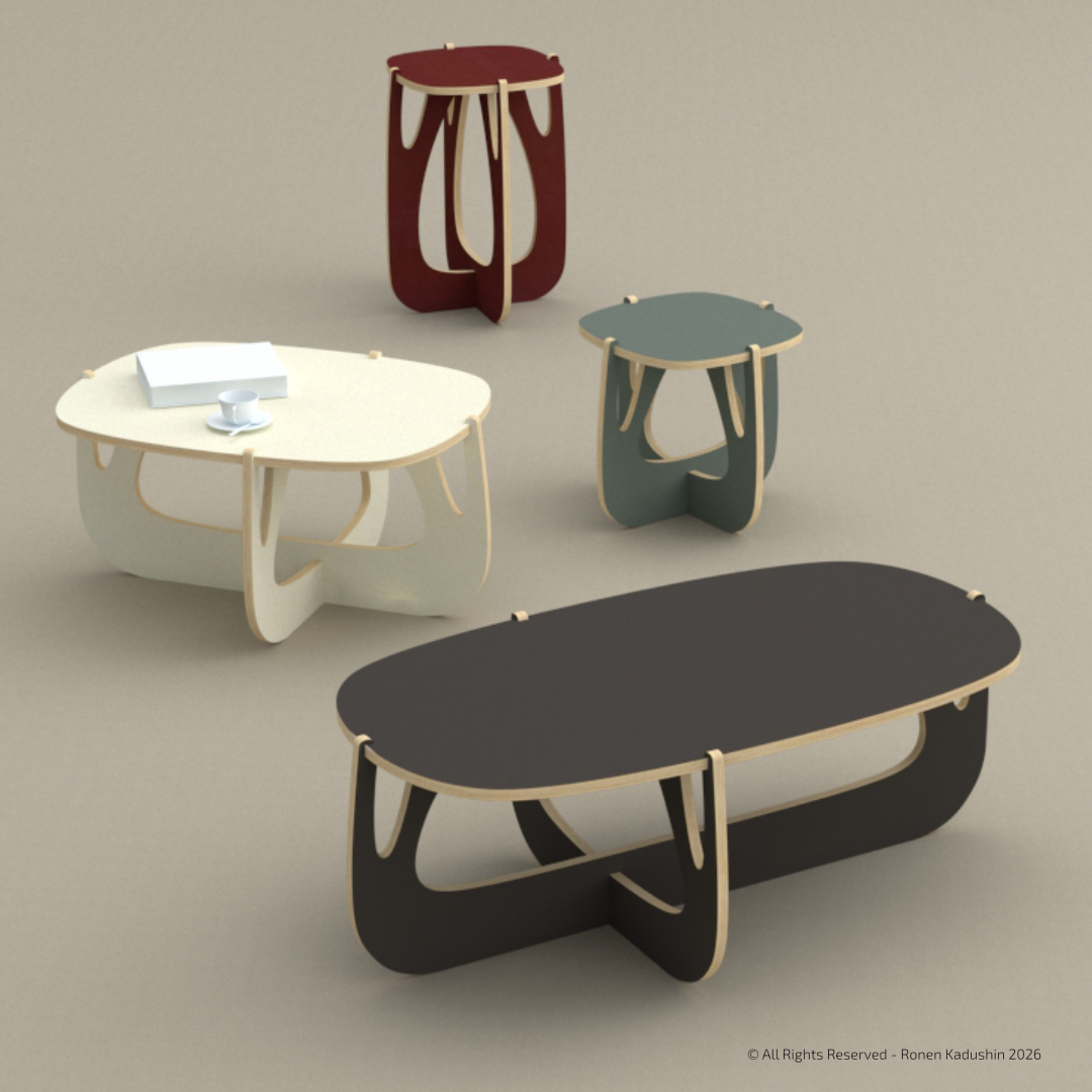 The Neubau shelving system by Ronen Kadushin