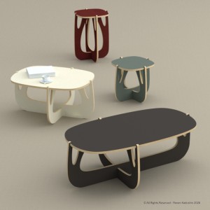 The Neubau shelving system by Ronen Kadushin