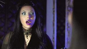 Señorita Vega in the music video for “I See Dead People”