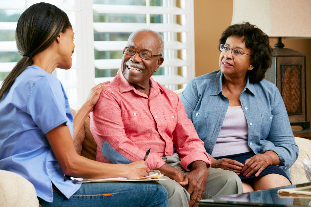Adult child receiving personalized home care for senior mom in Atlanta Ga Adult child receiving personalized home care for senior mom in Atlanta Ga