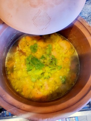 Simple Lentil Soup with Garlic and Cumin for Digestion