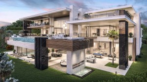 3. Idoneus Ultra Luxury Villa - La Zagaleta - Ext with waterfall