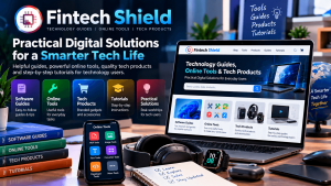 Fintech Shield Tech Workspace Banner 1