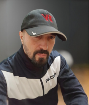 Multidisciplinary artist and author Mutevole (Angelo Antonio Toriello).