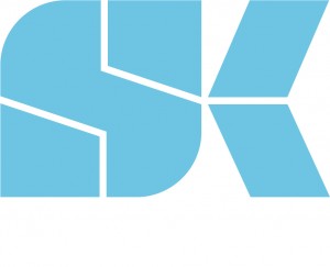 sneakky logo rgb blue white web