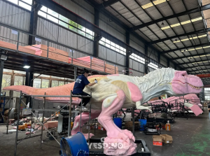 Yesdino 8m Animatronic T Rex Hot Stamping Skin Texture