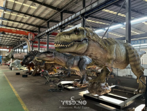 Yesdino Dinosaur Unit Undergoing Aging Test In Workshop