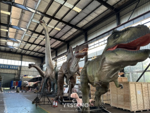 Yesdino Giant Size Animatronic Dinosaurs Workshop Display