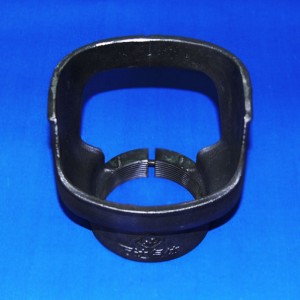 Black Open Access Industrial Gas Cylinder Valve Guard