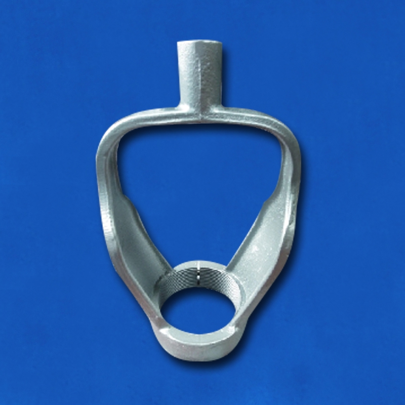 Threaded Silver Cast Steel Cylinder Valve Guard Threaded Silver Cast Steel Cylinder Valve Guard