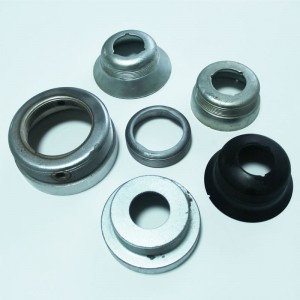 Steel Gas Cylinder Threaded Collar And Neck Ring Components