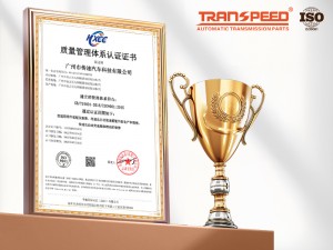 TRANSPEED Verifiable ISO 9001 Certification