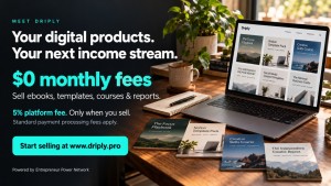 Driply Launches a Free Platform Where Digital Creators Sell Their Work and Keep 95 Percent