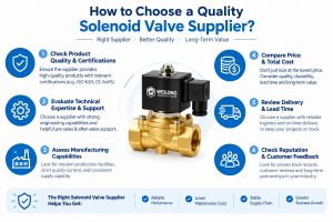 How to Choose a Quality Solenoid Valve Supplier Infographic