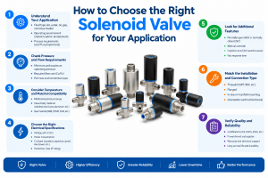 How to Choose the Right Solenoid Valve for Your Application infographic
