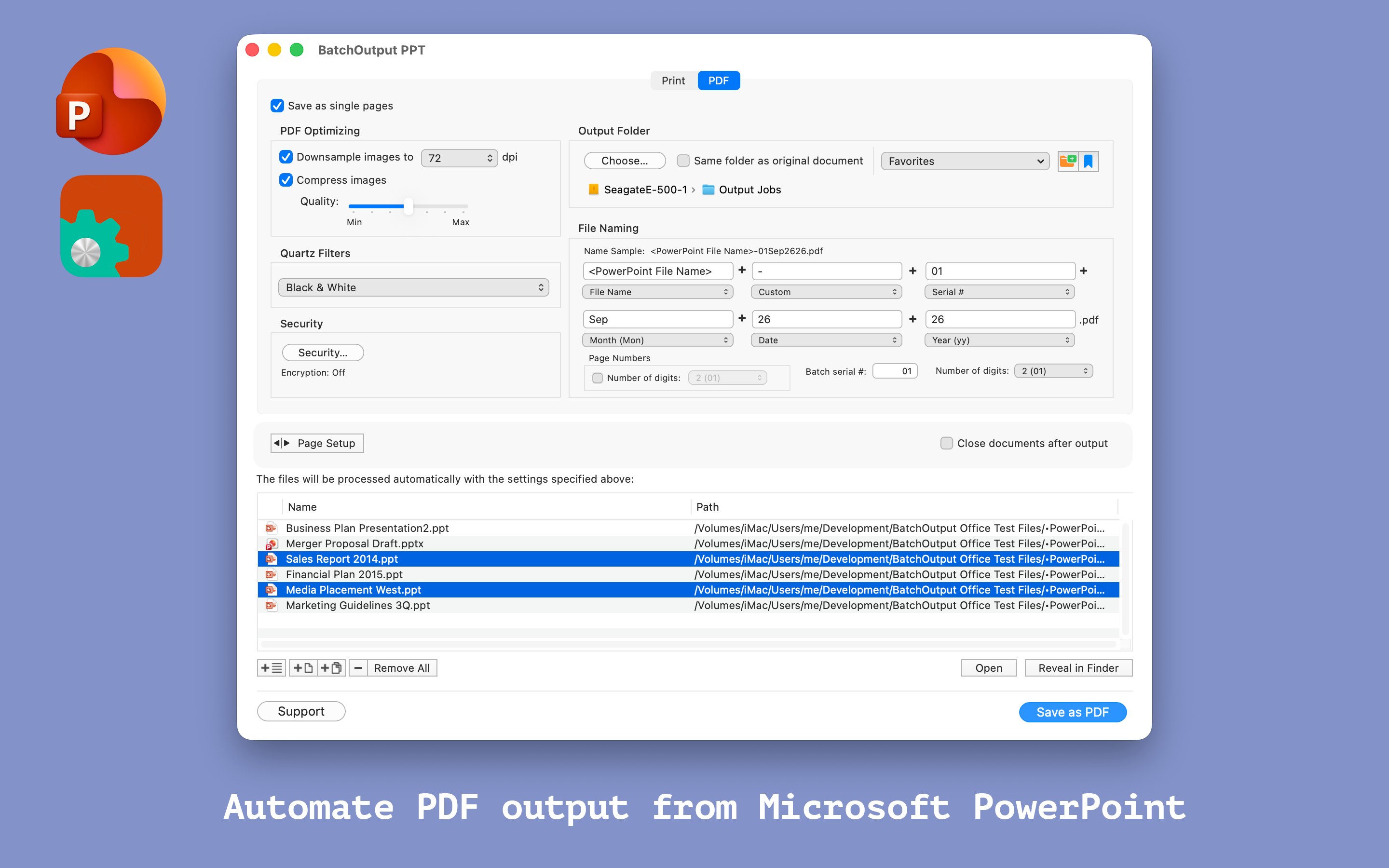 Automate PDF production from Microsoft PowerPoint Automate PDF production from Microsoft PowerPoint