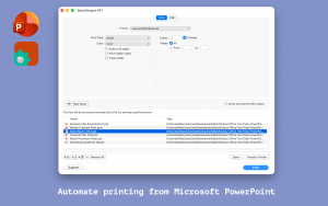 Automate printing from Microsoft PowerPoint
