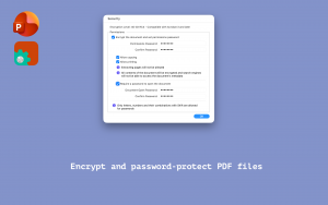 Encrypt and password-protect PDFs created from PowerPoint