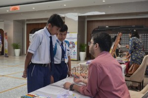 28 Students Exhibition Stall Interaction