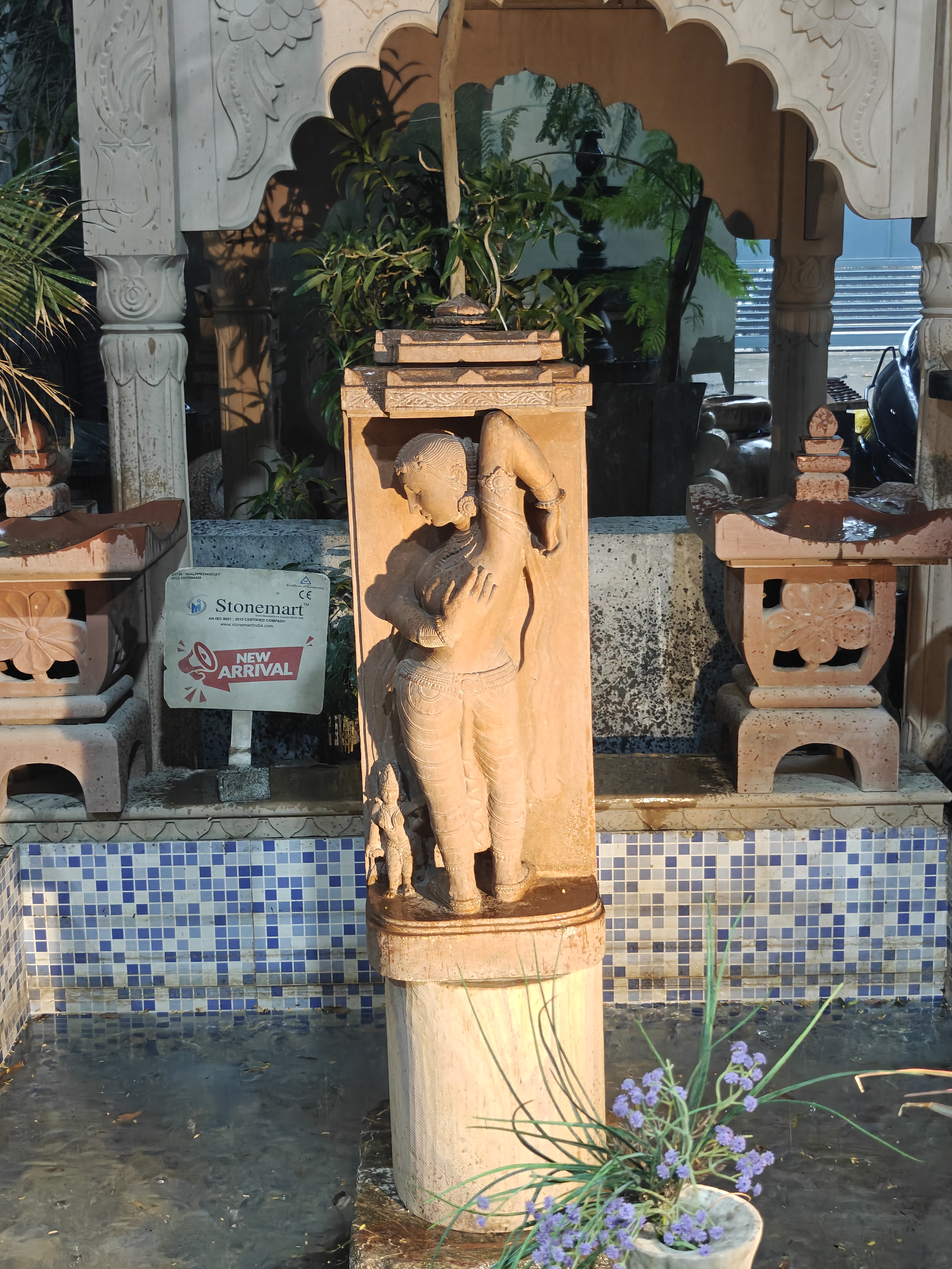 stone statues for poolside by stonemart