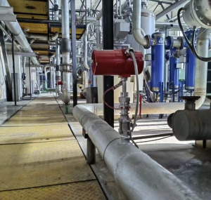 Thermal gas mass flowmeters are used for compressed air measurement