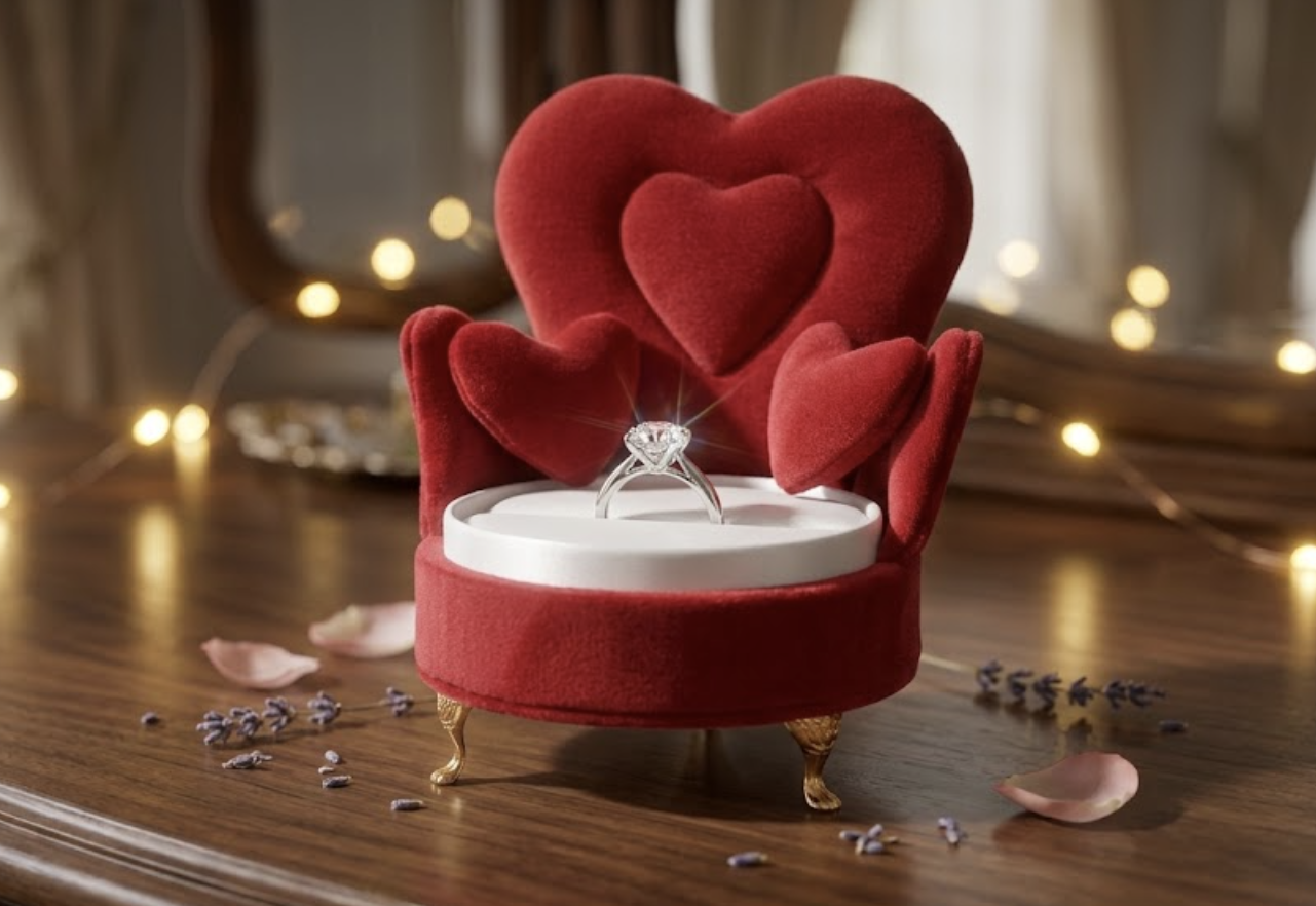 luxuryvelvetarmchairproposalringbox luxuryvelvetarmchairproposalringbox