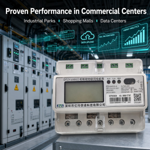 Diyu Smart DTS1000 Three Phase Smart Meter In Commercial Use