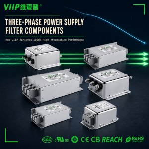 Three Phase Power Supply Filter Components 100dB High Attenuation Performance
