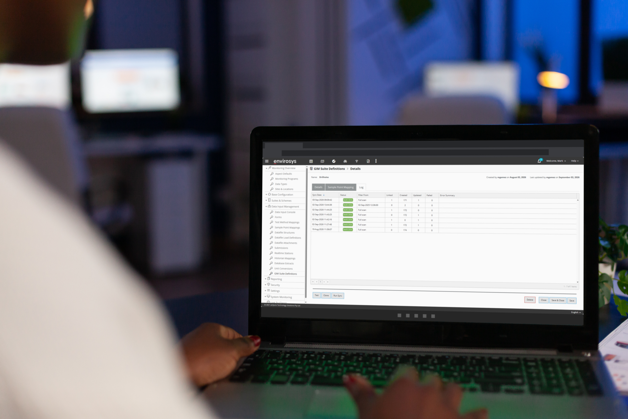 Envirosys environmental data management software Envirosys environmental data management software