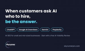 Skyrunner Consulting AI SEO - When customers ask AI who to hire, be the answer