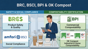 brc bsci bpi ok compost certifications