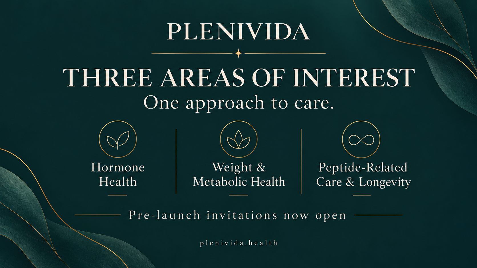 Three areas of interest One approach to care Three areas of interest One approach to care