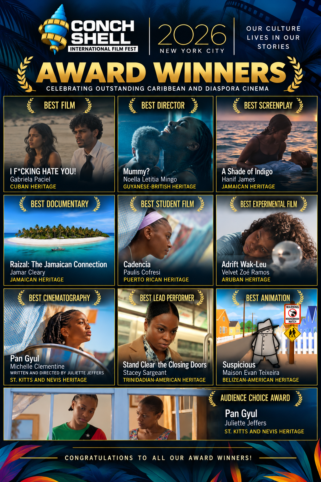 CSIFF26 Award Winners Gain Film Distribution Deals and Industry Support from Leading Sponsors