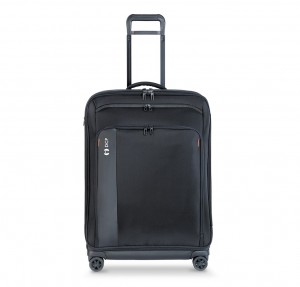 DCP Bags Black Softside Trolley Case